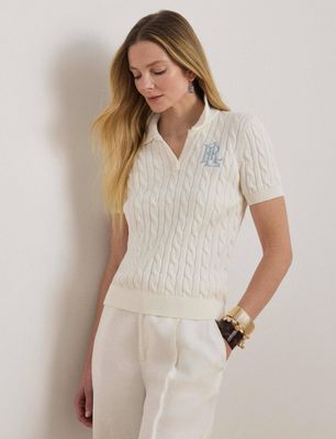 Sweter damski LAUREN RALPH LAUREN ze sklepu: Gomez Fashion Store w kategorii: Swetry damskie - zdjęcie 874714-BD9-10338_RL262W00004366T