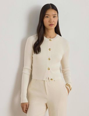 Sweter damski LAUREN RALPH LAUREN ze sklepu: Gomez Fashion Store w kategorii: Swetry damskie - zdjęcie 874714-BD9-10338_RL262W000014HW9