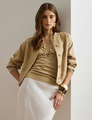 Kurtka damska casual LAUREN RALPH LAUREN ze sklepu: Gomez Fashion Store w kategorii: Kurtki damskie - zdjęcie 874714-BD9-10338_RL262W000045HZ1