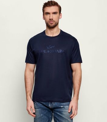 T-shirt męski na wiosnę Paul&Shark ze sklepu: Gomez Fashion Store w kategorii: T-shirty męskie - zdjęcie 874714-BD9-10338_PU262M000008013
