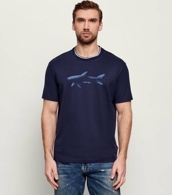 T-shirt męski młodzieżowy Paul&Shark ze sklepu: Gomez Fashion Store w kategorii: T-shirty męskie - zdjęcie 874714-BD9-10338_PU262M000012013