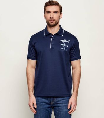 T-shirt męski Paul&Shark ze sklepu: Gomez Fashion Store w kategorii: T-shirty męskie - zdjęcie 874714-BD9-10338_PU262M000014013