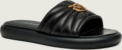 Klapki damskie na lato Pinko ze sklepu: Gomez Fashion Store w kategorii: Klapki damskie - zdjęcie 874714-BD9-10338_PI262W000013099