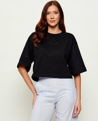Bluzka damska casual Pinko ze sklepu: Gomez Fashion Store w kategorii: Bluzki damskie - zdjęcie 874714-BD9-10338_PI262W000050099