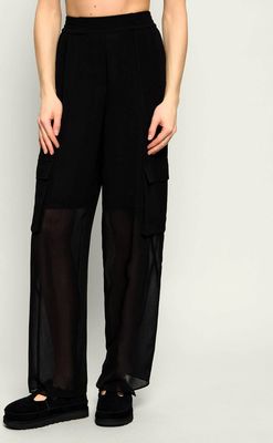 Spodnie damskie Pinko ze sklepu: Gomez Fashion Store w kategorii: Spodnie damskie - zdjęcie 874714-BD9-10338_PI262W000064099