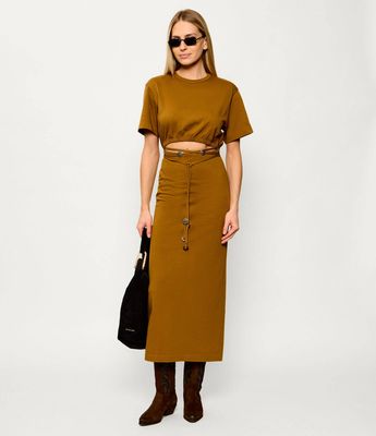Pinko - Sukienka wiosenna ze sklepu: Gomez Fashion Store w kategorii: Sukienki - zdjęcie 874714-BD9-10338_PI262W000074E63