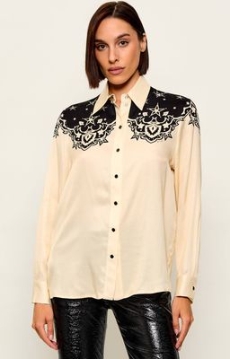 Koszula damska Pinko ze sklepu: Gomez Fashion Store w kategorii: Koszule damskie - zdjęcie 874714-BD9-10338_PI262W000079369