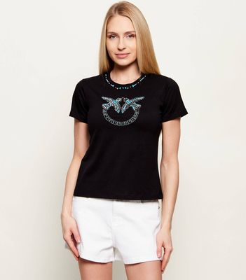 Pinko - Bluzka damska na wiosnę ze sklepu: Gomez Fashion Store w kategorii: Bluzki damskie - zdjęcie 874714-BD9-10338_PI262W000085502