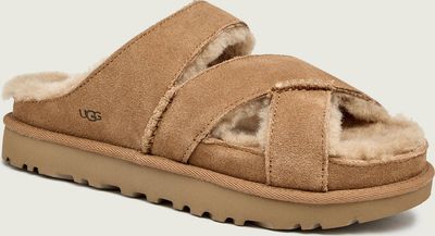 Klapki damskie na lato UGG ze sklepu: Gomez Fashion Store w kategorii: Klapki damskie - zdjęcie 874714-BD9-10338_UG262W000022008