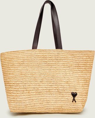 AMI Paris - Shopper bag na lato ze sklepu: Gomez Fashion Store w kategorii: Torby Shopper bag - zdjęcie 874714-BD9-10338_AI262U000019049