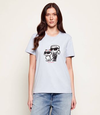 Bluzka damska na wiosnę Karl Lagerfeld ze sklepu: Gomez Fashion Store w kategorii: Bluzki damskie - zdjęcie 874714-BD9-10338_KL261W000022D40