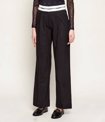 Spodnie damskie jesienne Karl Lagerfeld ze sklepu: Gomez Fashion Store w kategorii: Spodnie damskie
