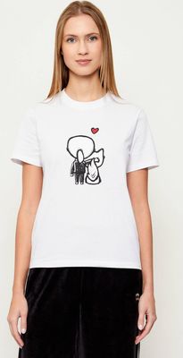 Bluzka damska na wiosnę młodzieżowa Karl Lagerfeld ze sklepu: Gomez Fashion Store w kategorii: Bluzki damskie - zdjęcie 874714-BD9-10338_KL261W000045100