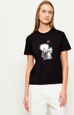 Bluzka damska na wiosnę Karl Lagerfeld ze sklepu: Gomez Fashion Store w kategorii: Bluzki damskie - zdjęcie 874714-BD9-10338_KL261W000045666