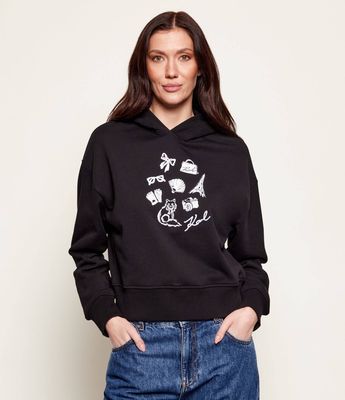 Karl Lagerfeld - Bluza damska ze sklepu: Gomez Fashion Store w kategorii: Bluzy damskie - zdjęcie 874714-BD9-10338_KL261W000049666