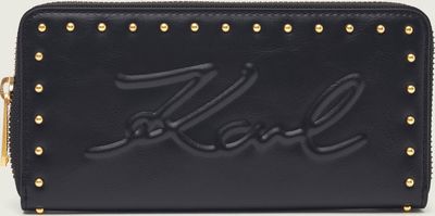 Karl Lagerfeld - Portfel damski ze sklepu: Gomez Fashion Store w kategorii: Portfele damskie - zdjęcie 874714-BD9-10338_KL261W000092035