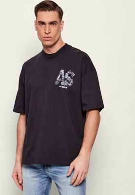 T-shirt męski młodzieżowy AllSaints ze sklepu: Gomez Fashion Store w kategorii: T-shirty męskie - zdjęcie 874714-BD9-10338_AA262M000026002