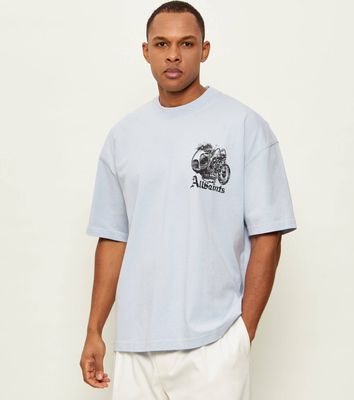 T-shirt męski wiosenny AllSaints ze sklepu: Gomez Fashion Store w kategorii: T-shirty męskie - zdjęcie 874714-BD9-10338_AA262M000028048
