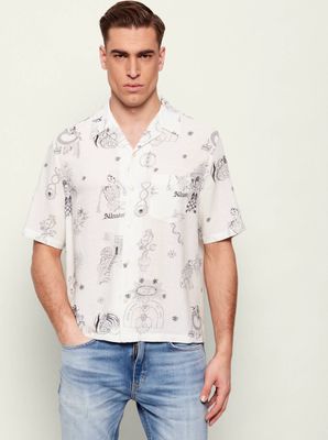 Koszula męska młodzieżowa AllSaints ze sklepu: Gomez Fashion Store w kategorii: Koszule męskie - zdjęcie 874714-BD9-10338_AA262M000037061
