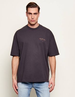 T-shirt męski AllSaints ze sklepu: Gomez Fashion Store w kategorii: T-shirty męskie - zdjęcie 874714-BD9-10338_AA262M000042062