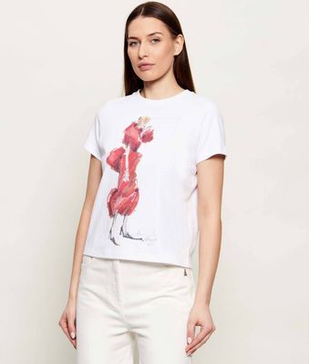 Bluzka damska letnia Marc Jacobs ze sklepu: Gomez Fashion Store w kategorii: Bluzki damskie - zdjęcie 874714-BD9-10338_MJ262W000047101