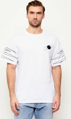 T-shirt męski w stylu młodzieżowym Plein Sport ze sklepu: Gomez Fashion Store w kategorii: T-shirty męskie - zdjęcie 874714-BD9-10338_PS255M000065101