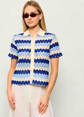 Sweter damski na wiosnę ST.Barth ze sklepu: Gomez Fashion Store w kategorii: Swetry damskie - zdjęcie 874714-BD9-10338_SB262W000023303
