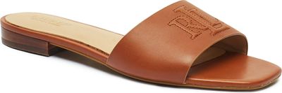 LAUREN RALPH LAUREN - Klapki damskie na lato ze sklepu: Gomez Fashion Store w kategorii: Klapki damskie - zdjęcie 874714-BD9-10338_RL262W000099I74