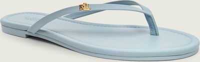 Klapki damskie na lato LAUREN RALPH LAUREN ze sklepu: Gomez Fashion Store w kategorii: Klapki damskie - zdjęcie 874714-BD9-10338_RL262W00009813U