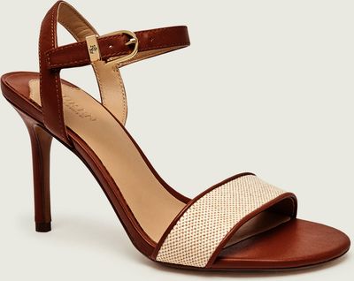 Sandały damskie na lato LAUREN RALPH LAUREN ze sklepu: Gomez Fashion Store w kategorii: Sandały damskie - zdjęcie 874714-BD9-10338_RL262W00012116U
