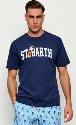 T-shirt męski na wiosnę ST.Barth ze sklepu: Gomez Fashion Store w kategorii: T-shirty męskie - zdjęcie 874714-BD9-10338_SB262M000003339