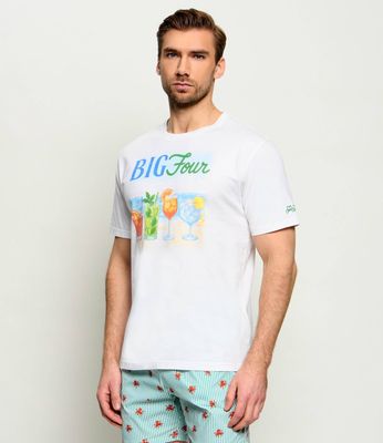 T-shirt męski ST.Barth ze sklepu: Gomez Fashion Store w kategorii: T-shirty męskie - zdjęcie 874714-BD9-10338_SB262M000003340