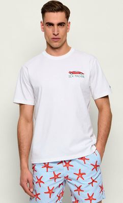 T-shirt męski młodzieżowy ST.Barth ze sklepu: Gomez Fashion Store w kategorii: T-shirty męskie - zdjęcie 874714-BD9-10338_SB262M000004346