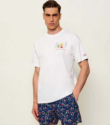 T-shirt męski na lato ST.Barth ze sklepu: Gomez Fashion Store w kategorii: T-shirty męskie - zdjęcie 874714-BD9-10338_SB262M000004349