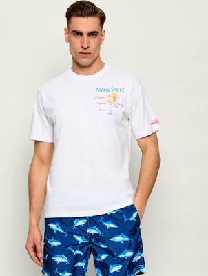 T-shirt męski młodzieżowy ST.Barth ze sklepu: Gomez Fashion Store w kategorii: T-shirty męskie - zdjęcie 874714-BD9-10338_SB262M000004351