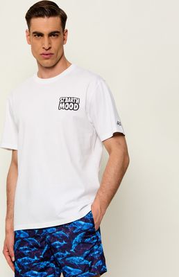 T-shirt męski na wiosnę ST.Barth ze sklepu: Gomez Fashion Store w kategorii: T-shirty męskie - zdjęcie 874714-BD9-10338_SB262M000005360