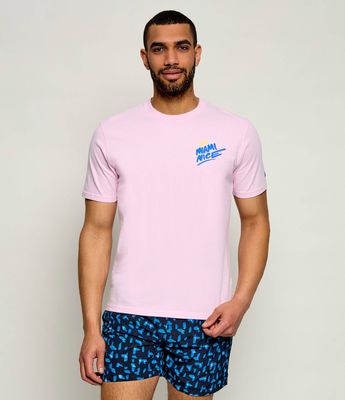 ST.Barth - T-shirt męski casualowy ze sklepu: Gomez Fashion Store w kategorii: T-shirty męskie - zdjęcie 874714-BD9-10338_SB262M000005362
