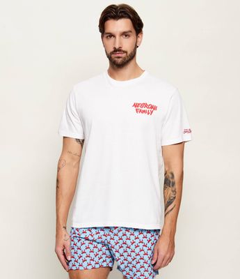 ST.Barth - T-shirt męski wiosenny ze sklepu: Gomez Fashion Store w kategorii: T-shirty męskie - zdjęcie 874714-BD9-10338_SB262M000005364