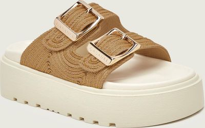 Klapki damskie na lato Casadei ze sklepu: Gomez Fashion Store w kategorii: Klapki damskie - zdjęcie 874714-BD9-10338_CD262W000006016