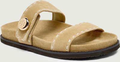 Klapki damskie na lato TORY BURCH ze sklepu: Gomez Fashion Store w kategorii: Klapki damskie - zdjęcie 874714-BD9-10338_TO262W000013207