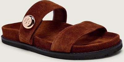 Klapki damskie na lato TORY BURCH ze sklepu: Gomez Fashion Store w kategorii: Klapki damskie - zdjęcie 874714-BD9-10338_TO262W000014288