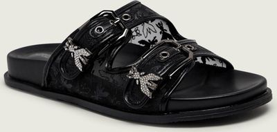 Klapki damskie na lato Patrizia Pepe ze sklepu: Gomez Fashion Store w kategorii: Klapki damskie