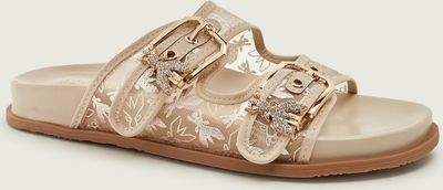 Klapki damskie na lato Patrizia Pepe ze sklepu: Gomez Fashion Store w kategorii: Klapki damskie