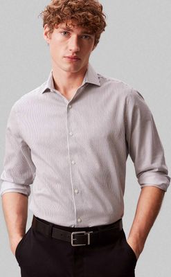 Koszula męska wiosenna Calvin Klein ze sklepu: Gomez Fashion Store w kategorii: Koszule męskie - zdjęcie 874714-BD9-10338_CK262M000185413