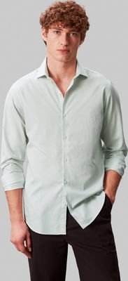 Koszula męska z klasycznym kołnierzykiem Calvin Klein ze sklepu: Gomez Fashion Store w kategorii: Koszule męskie - zdjęcie 874714-BD9-10338_CK262M000185Y74