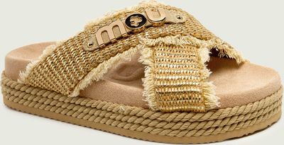 Klapki damskie na lato MOU ze sklepu: Gomez Fashion Store w kategorii: Klapki damskie - zdjęcie 874714-BD9-10338_OU262W000003032