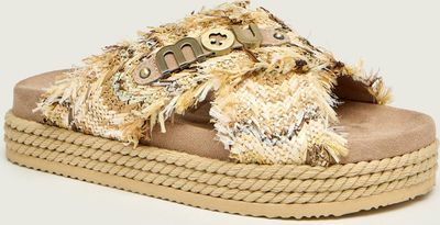 Klapki damskie na lato MOU ze sklepu: Gomez Fashion Store w kategorii: Klapki damskie - zdjęcie 874714-BD9-10338_OU262W000004033