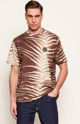 T-shirt męski na wiosnę Just Cavalli ze sklepu: Gomez Fashion Store w kategorii: T-shirty męskie - zdjęcie 874714-BD9-10338_CA262M000032998