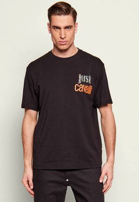 T-shirt męski młodzieżowy Just Cavalli ze sklepu: Gomez Fashion Store w kategorii: T-shirty męskie - zdjęcie 874714-BD9-10338_CA262M000042899