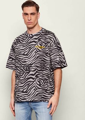 T-shirt męski młodzieżowy Just Cavalli ze sklepu: Gomez Fashion Store w kategorii: T-shirty męskie - zdjęcie 874714-BD9-10338_CA262M000047899